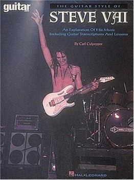 Paperback The Guitar Style of Steve Vai Book