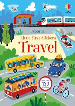 Paperback Little First Stickers Travel Book