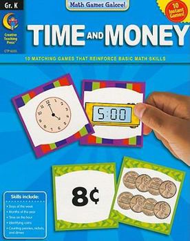 Paperback Time and Money, Grade K Book