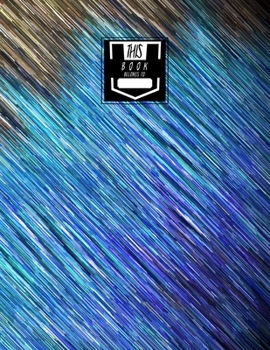 Notebook: Peacock Wind - Wide Ruled, Lined, Large Notebook