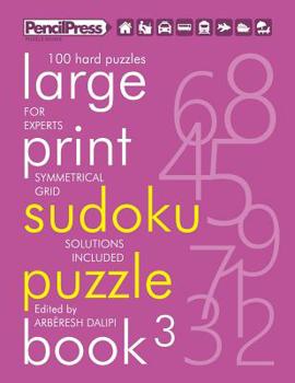 Paperback Large Print Sudoku Puzzle Book 3 Book