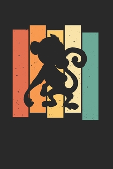 Affe �ffchen Notizbuch: Affe �ffchen Notizbuch f�r Liebhaber / Notizheft / Notizblock A5 (6x9in) Dotted Notebook / Punkteraster / 120 gepunktete Seiten