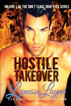 Paperback Hostile Takeover: Volume 5 of the Don't Close Your Eyes Series [Large Print] Book