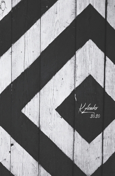 Kalender 2020: mit Wochenansicht | Planer | Terminkalender | Organizer | Din A5 | Design Schwarz Weiß (German Edition)