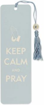 Bookmark Beaded Bkmk Keep Calm and Pray Book