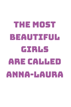 Anna-Laura Girl Woman Notebook: Graph Paper Journal 6x9 - 120 Pages