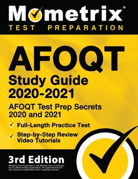 Paperback Afoqt Study Guide 2020-2021 - Afoqt Test Prep Secrets 2020 and 2021, Full-Length Practice Test, Step-By-Step Review Video Tutorials: [3rd Edition] Book