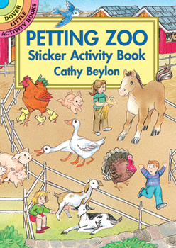 Paperback Petting Zoo Sticker Activity Book