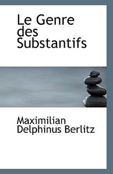 Paperback Le Genre Des Substantifs Book