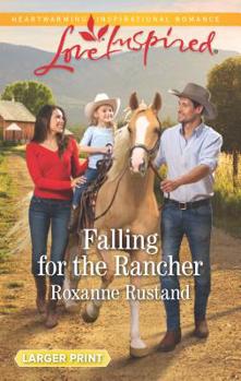Mass Market Paperback Falling for the Rancher [Large Print] Book