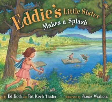 Hardcover Eddie's Little Sister Makes a Splash Book