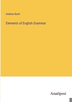 Paperback Elements of English Grammar Book