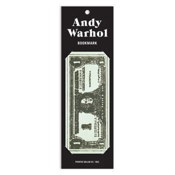 Paperback Warhol Dollar Bill Shaped Bookmark Book