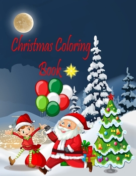 Paperback christmas coloring book: for kids Book