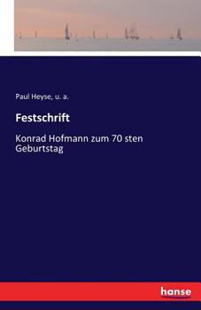 Paperback Festschrift: Konrad Hofmann zum 70 sten Geburtstag [German] Book
