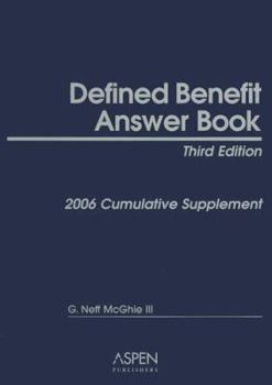 Paperback Defined Benefit Answer Book: Cumulative Supplement Book