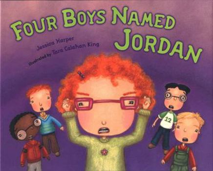 Hardcover Four Boys Named Jordan Book