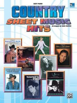 Paperback Country Sheet Music Hits Book