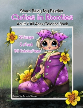 Paperback Sherri Baldy My Besties Cuties in Booties Coloring book