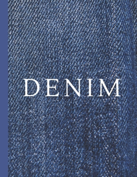 Paperback Denim: A Decorative Book │ Perfect for Stacking on Coffee Tables & Bookshelves │ Customized Interior Design & Hom Book
