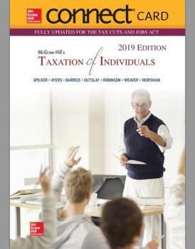 Misc. Supplies Connect Access Card for McGraw-Hill's Taxation of Individuals 2019 Edition Book