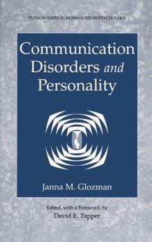 Paperback Communication Disorders and Personality Book