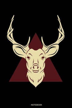 Notebook: Funny Stag Hunter Gift Hunt Red Deer Buck Hunting Present Dad I Roe Wild Boar Planner Hunt Journal Bear Hunting Season Diary Forest Hunting ... I Size 6 x 9 I Ruled Paper I 120 Pages