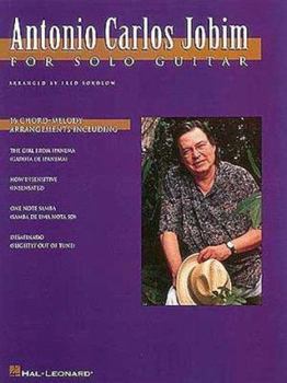 Paperback Antonio Carlos Jobim for Solo Guitar Book