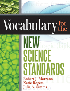 Paperback Vocabulary for the New Science Standards Book