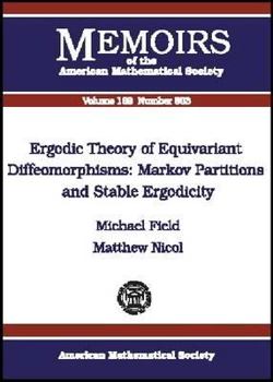 Paperback Ergodic Theory of Equivariant Diffeomorphisms: Markov Partitions and Stable Ergodicity Book