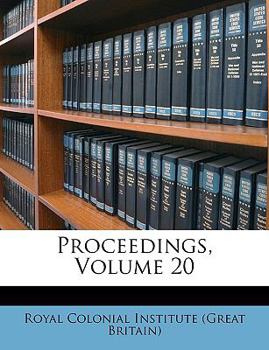 Paperback Proceedings; Volume 20 Book