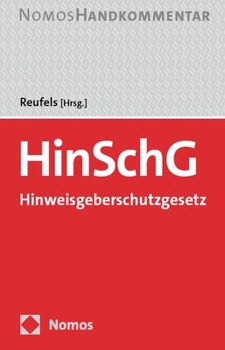 Hardcover Hinweisgeberschutzgesetz: Hinschg: Handkommentar [German] Book
