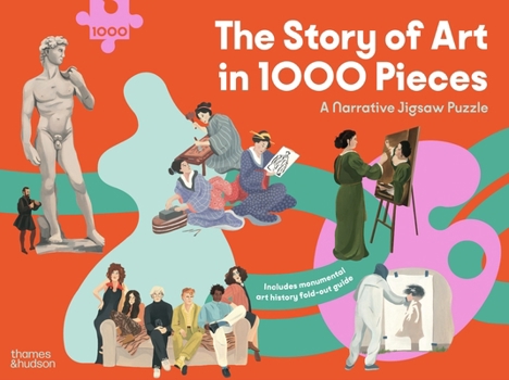 Board Game The Story of Art in 1000 Pieces: A Narrative Jigsaw Puzzle Book