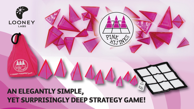 Pink Hijinks Board Game - Quick 2-Player Challenges for Ages 14+