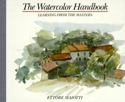 Hardcover Watercolor Handbook Book