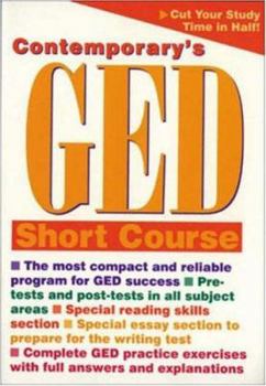 Paperback Contemporary's GED Short Course Book