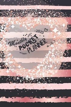 Monthly Pocket Planner 2020: One-Year Planner (Size: 6" x 9"), 12- Month Calendar Schedule Organizer and Hand Lettering Notebook (January - December). Personalized Planner, U.S. Holidays (Gift Lover)
