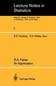 Paperback R.A. Fisher: An Appreciation Book