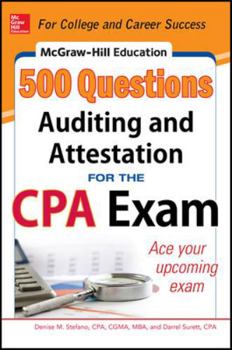 Paperback McGraw-Hill Education 500 Auditing and Attestation Questions for the CPA Exam Book
