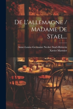 Paperback De L'allemagne / Madame De Stael... [French] Book