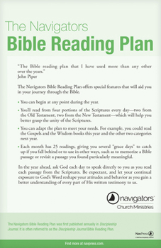 Loose Leaf The Navigators Bible Reading Plan 25-Pack Book