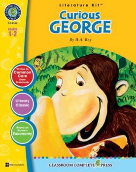 Paperback A Literature Kit for Curious George, Grades 1-2 [With 3 Overhead Transparencies] Book