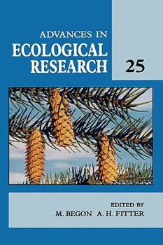 Hardcover Advances in Ecological Research: Volume 25 Book