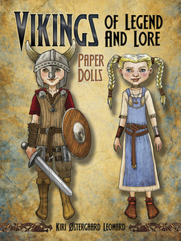 Paperback Vikings of Legend and Lore Paper Dolls Book