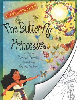 Paperback The Butterfly Princesses Colouring Book