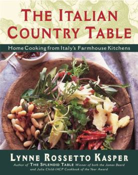 Hardcover The Italian Country Table: Home Cooking from Italy's Farmhouse Kitchens Book