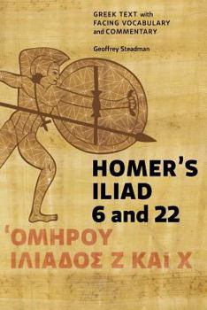 Paperback Homer's Iliad 6 and 22: Greek Text with Facing Vocabulary and Commentary Book