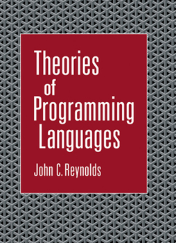 Hardcover Theories of Programming Languages Book