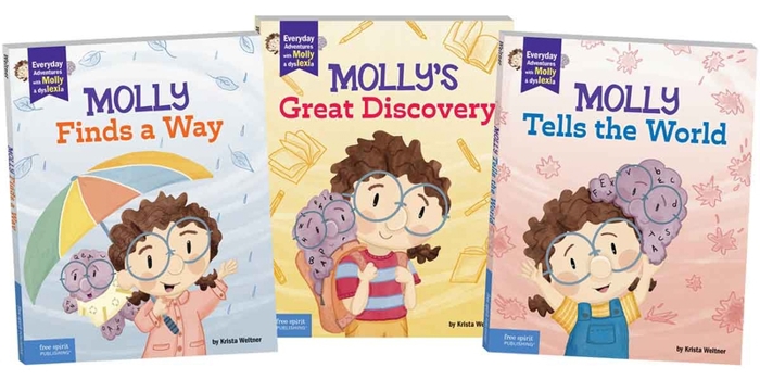 Paperback Everyday Adventures with Molly and Dyslexia Complete Series Paperback 3-Book Set Book