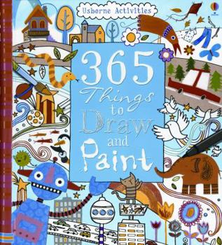 Spiral-bound 365 Things to Draw and Paint Book